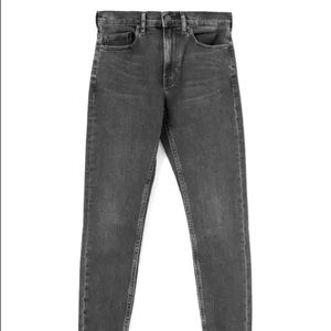 Everlane high rise grey skinny Jean size 28